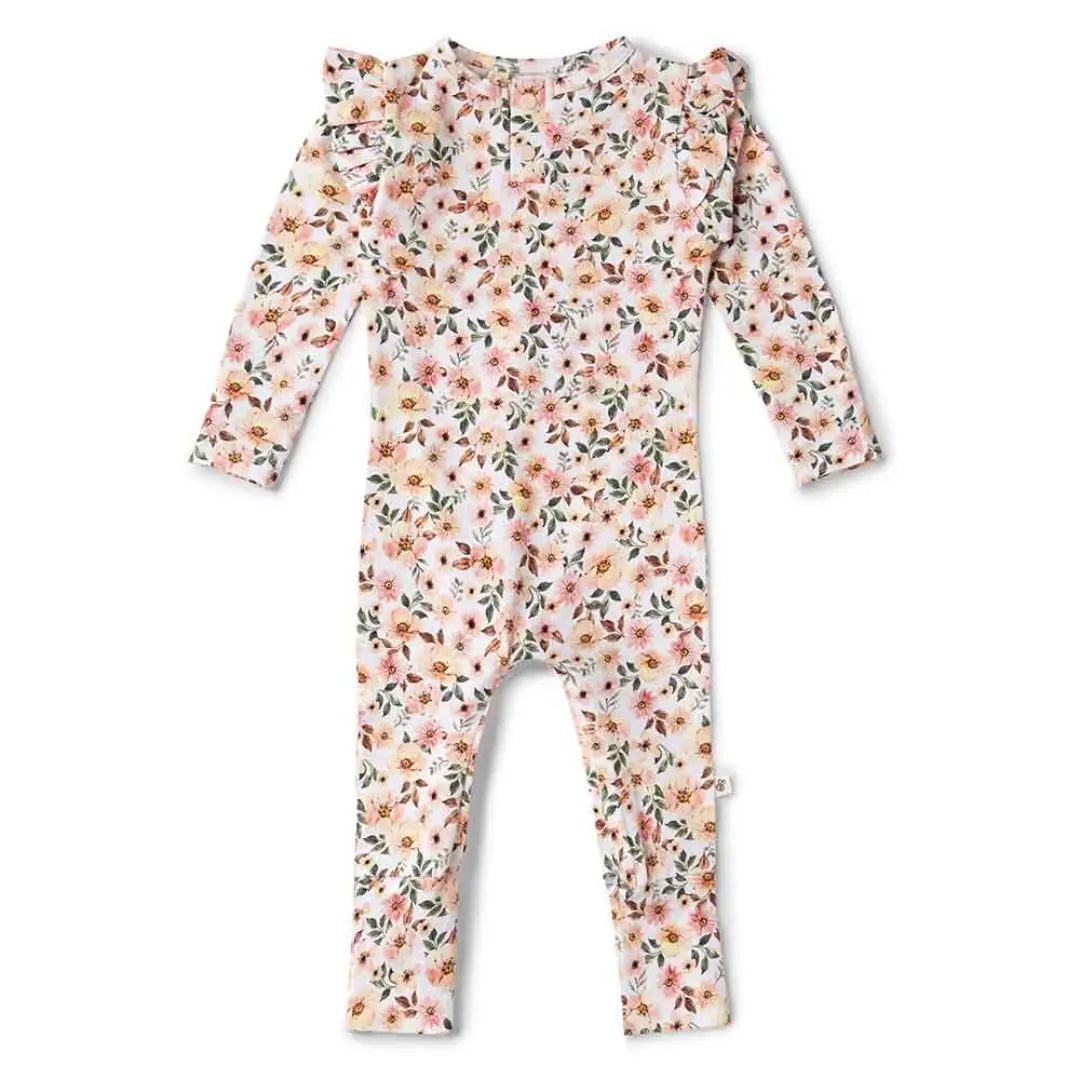 Snuggle Hunny Growsuit (baby onesie) - Spring Floral