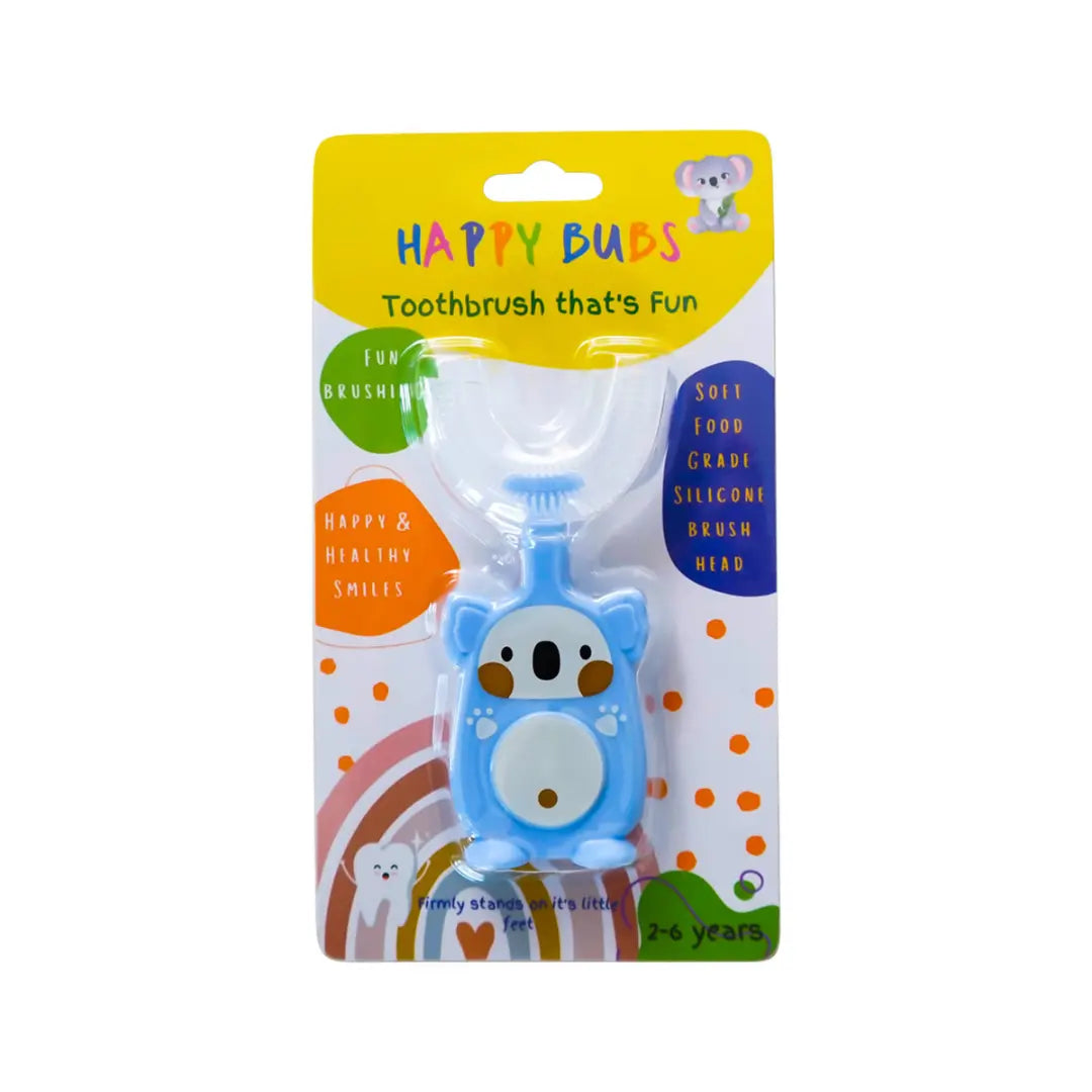 Happy Bubs Toothbrush Silicone U Shape Bear (2 to 6 Years)