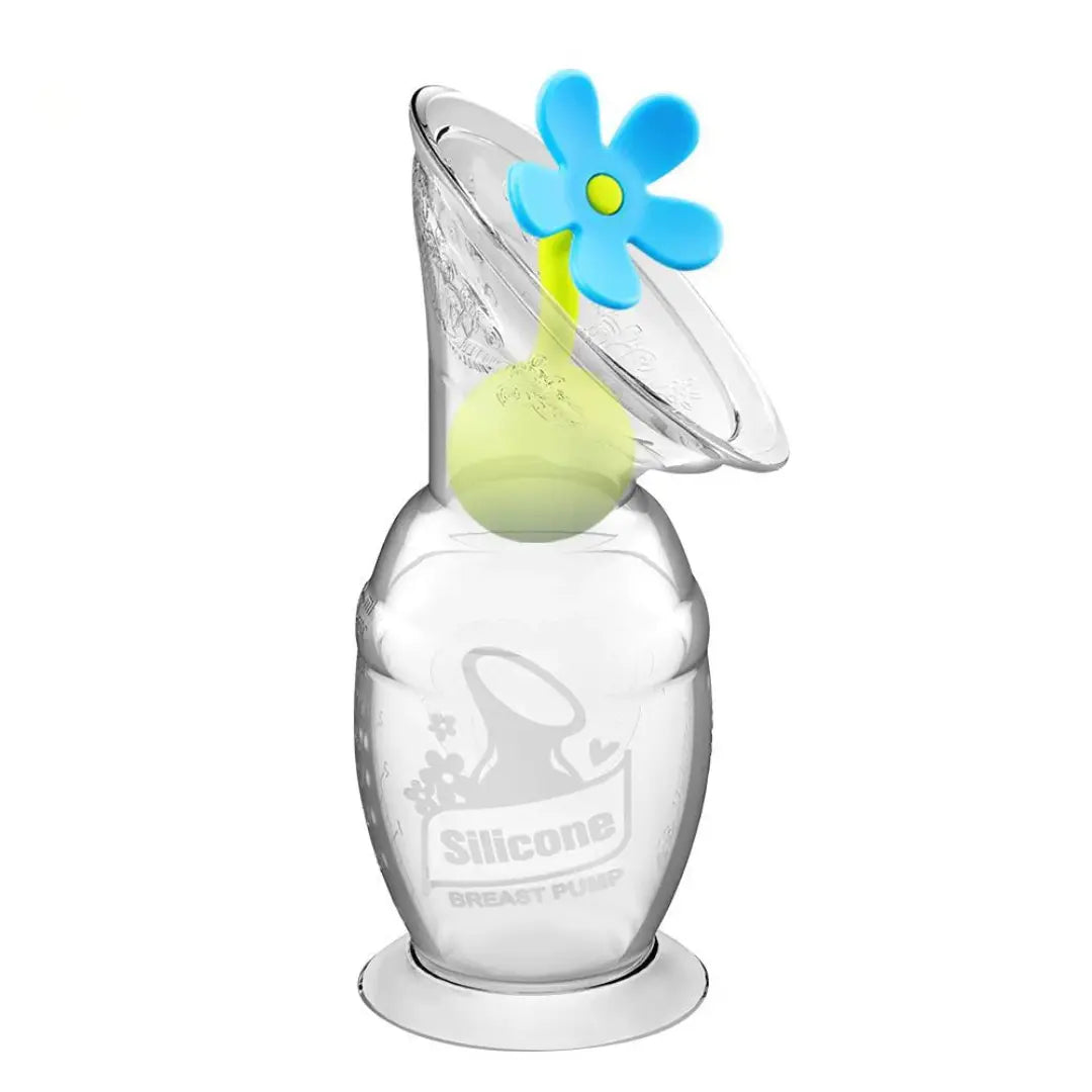 Haakaa - Generation 2 150ml Silicone Breast Pump with Suction Base and Flower Stopper Combo