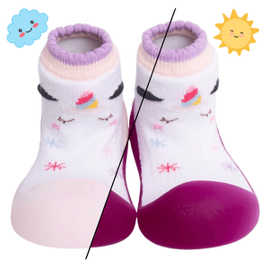 Sock Shoes - Unicorn | Pink - Chameleon - BigToes Australia