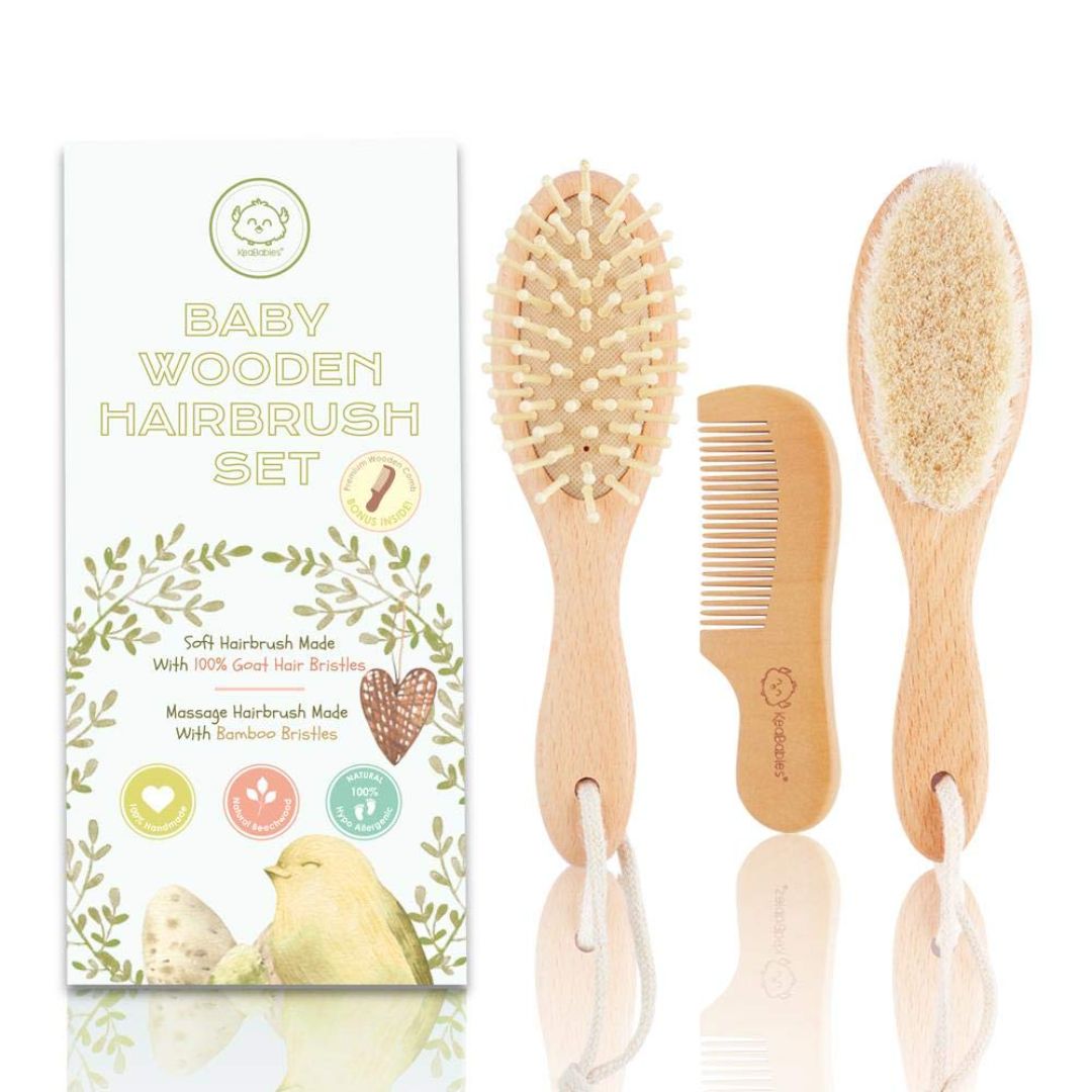 Baby Hair Brush and Comb Set - KeaBabies