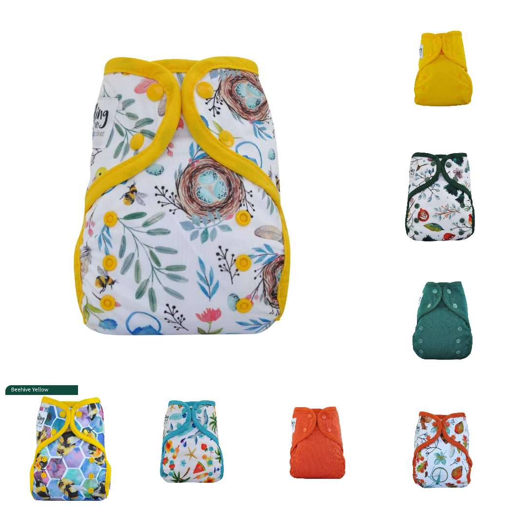 Multi-fit Pocket Cloth Nappy - Seedling Baby