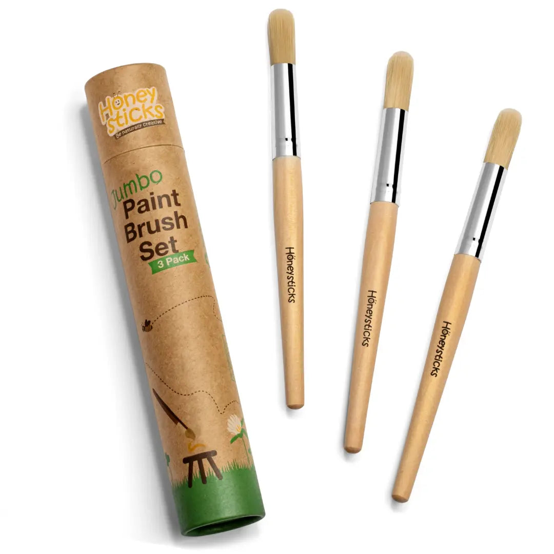 Jumbo Paint Brush Set- Honeysticks