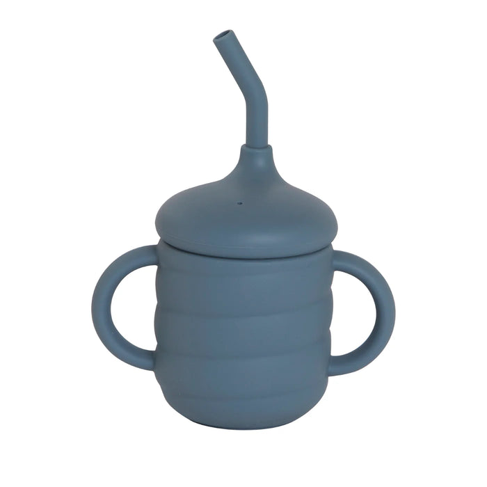 All4Ella - Silicone sippy cup with straw