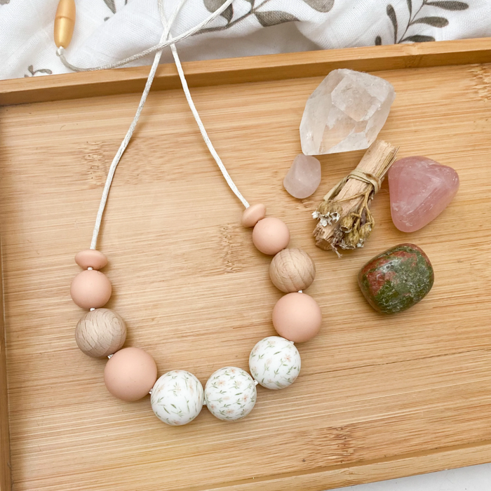 One Chew Three Spring Bloom Necklace