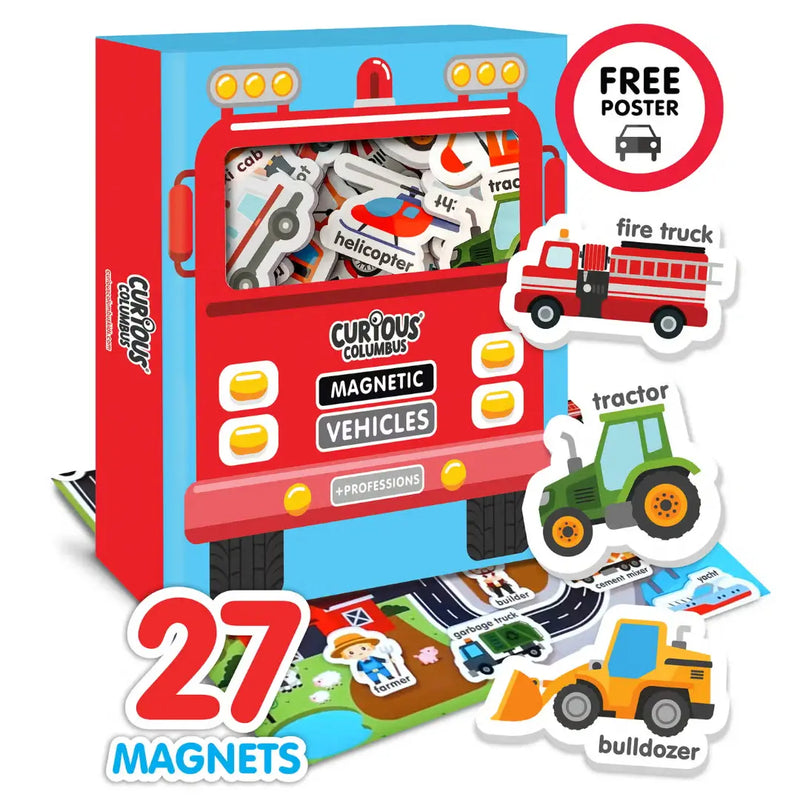 Curious Columbus - Magnetic Vehicles & Professions