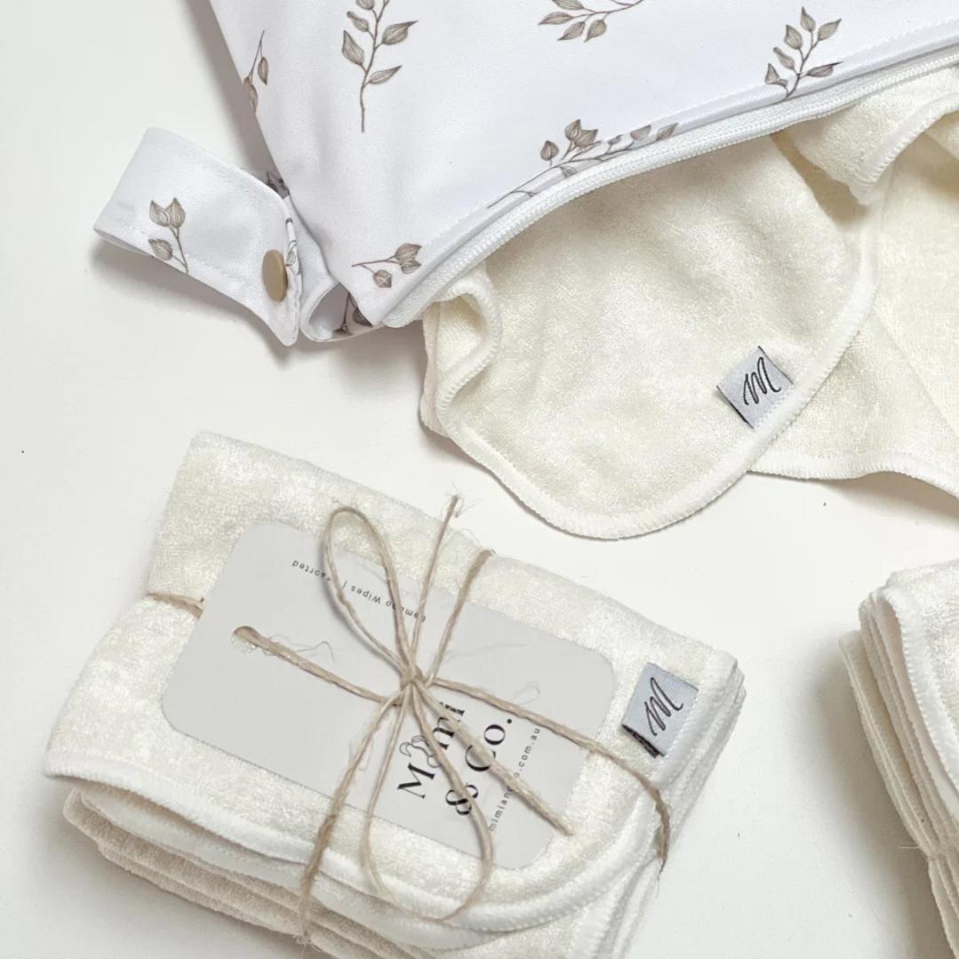 Mimi and Co Bamboo Wipes 5pc