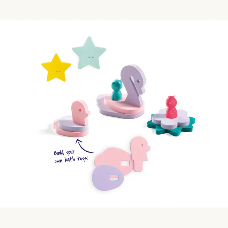 Puzzle Friends Bath Foam Toys