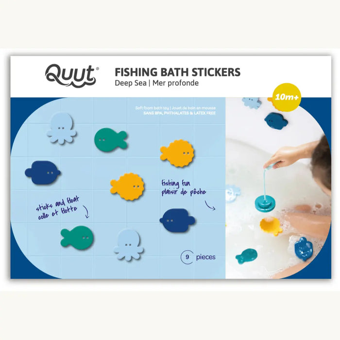 Fishing Bath Foam Stickers