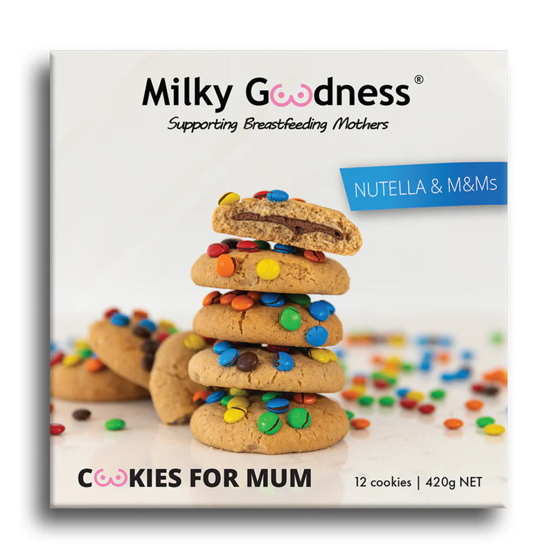 Milky Goodness - Nutella & M&M Lactation Cookies