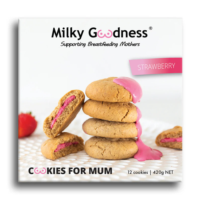Milky Goodness - Strawberry Lactation Cookies