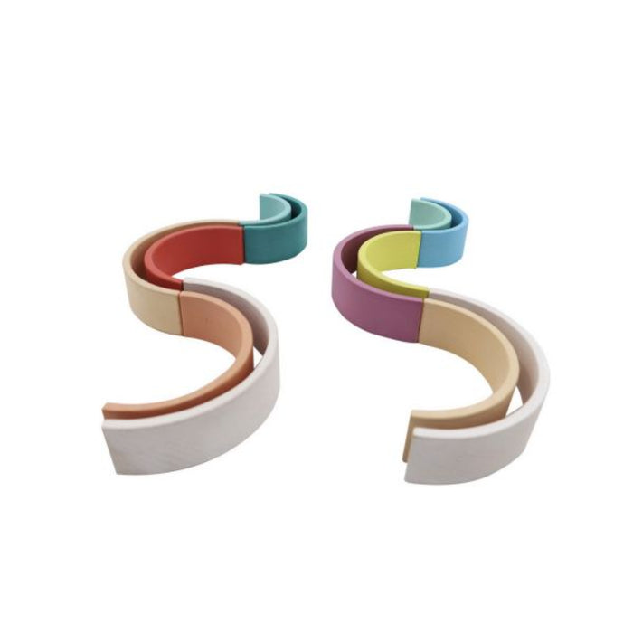 ToysLink - Wooden Rainbow Stacking Toy