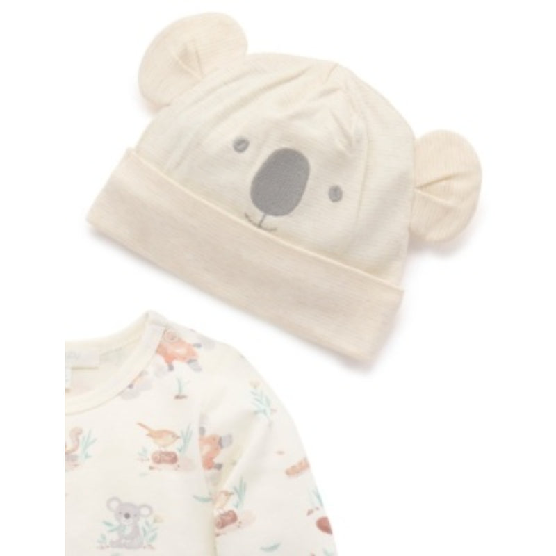 PureBaby - 3 Piece Gift Pack with Beanie or Headband