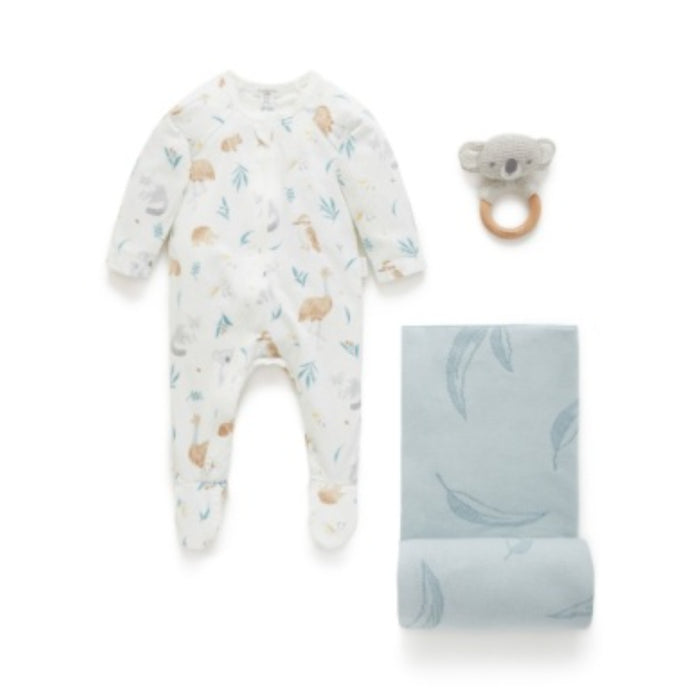 Purebaby - 3 piece Blanket Hamper