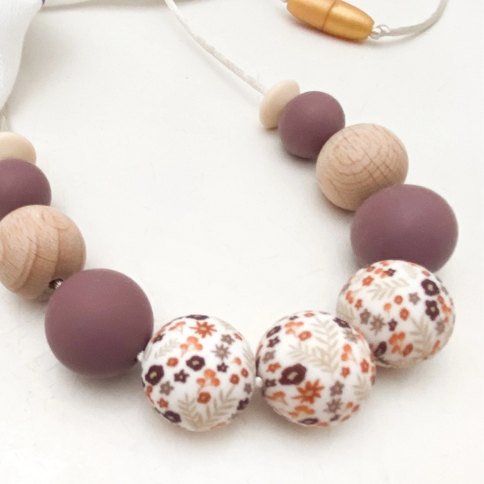 One Chew Three Spring Bloom Necklace