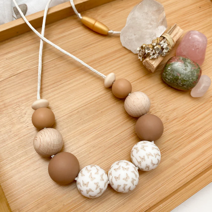 One Chew Three Spring Bloom Necklace