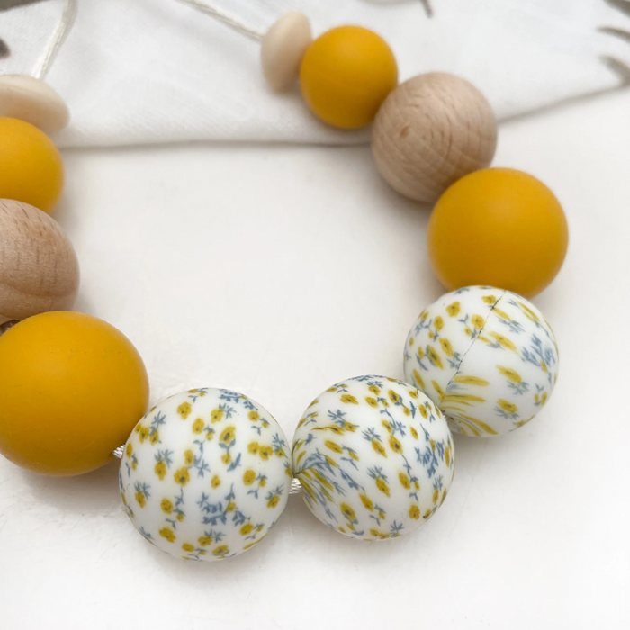 One Chew Three Spring Bloom Necklace