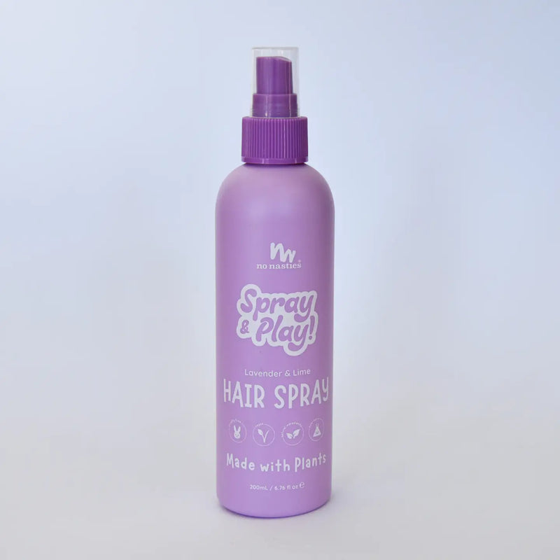 No Nasties - Natural Alcohol Free Hair Spray in Lavender and Fresh Lime