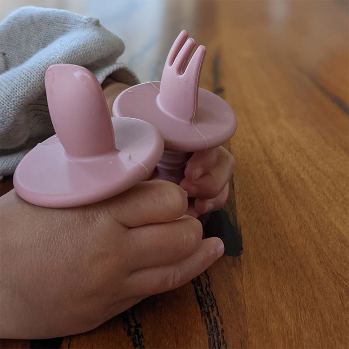 Montessori Mates - Baby's First Silicone Cutlery Set