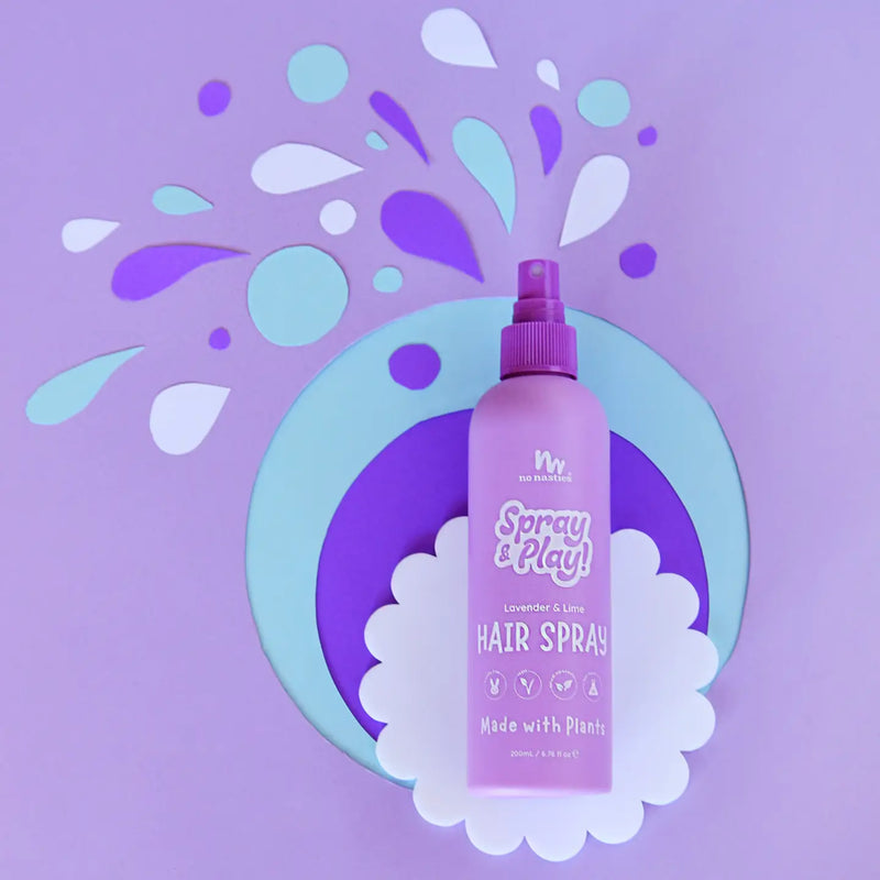 No Nasties - Natural Alcohol Free Hair Spray in Lavender and Fresh Lime