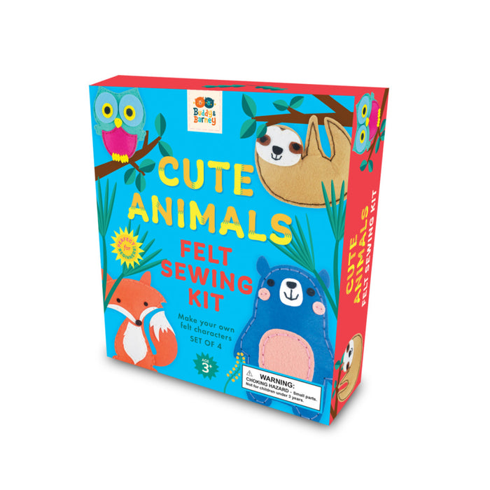 Buddy & Barney - Cute Animals Felt Sewing Kit