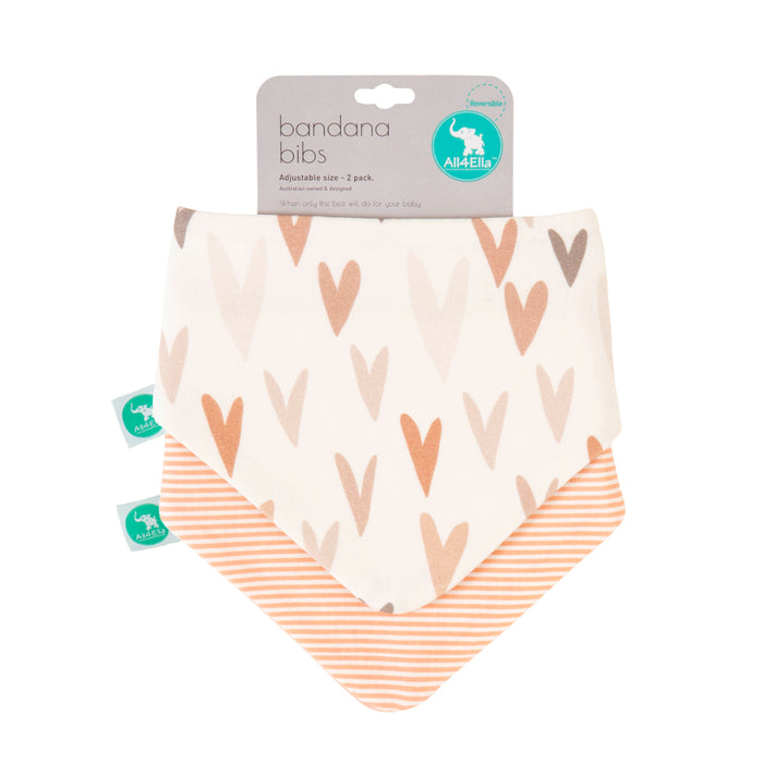 All4Ella - Reversible Bandana Bibs 2pack