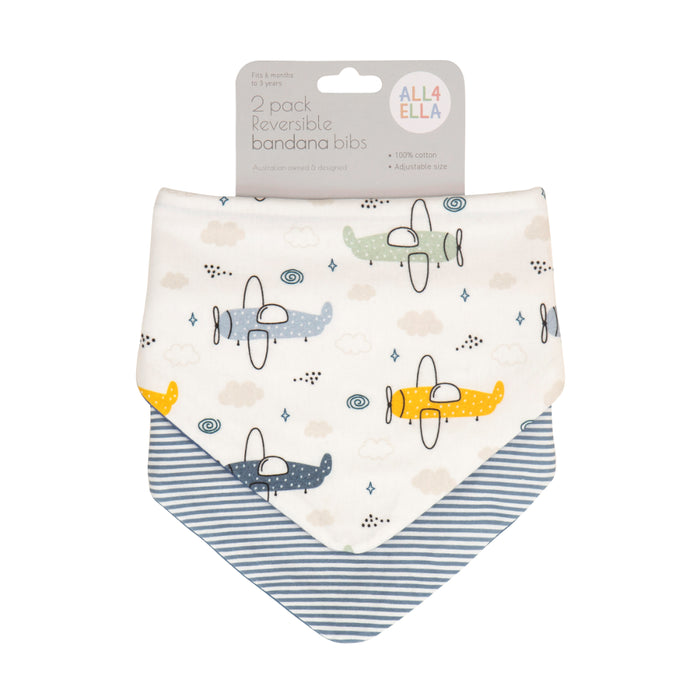 All4Ella - Reversible Bandana Bibs 2pack