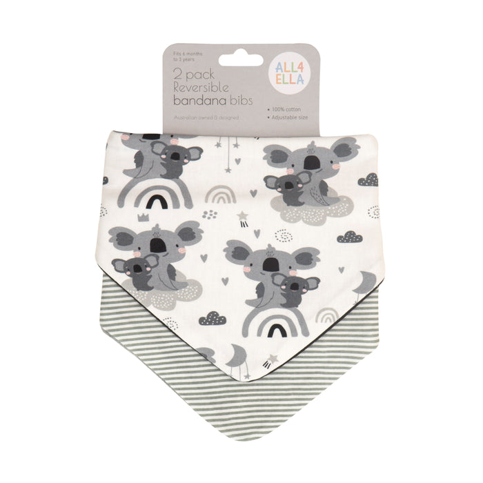 All4Ella - Reversible Bandana Bibs 2pack