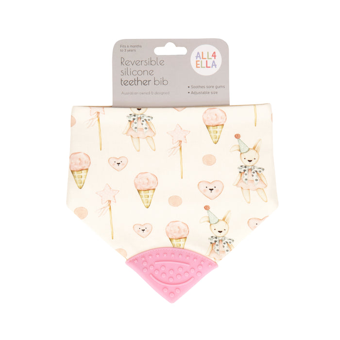 All4Ella - Bandana Bib with Silicone