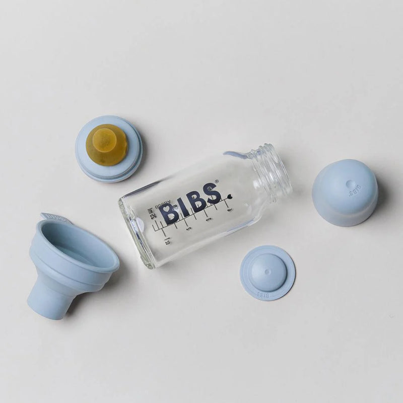 BIBS Dummies - Baby Glass Bottle Set
