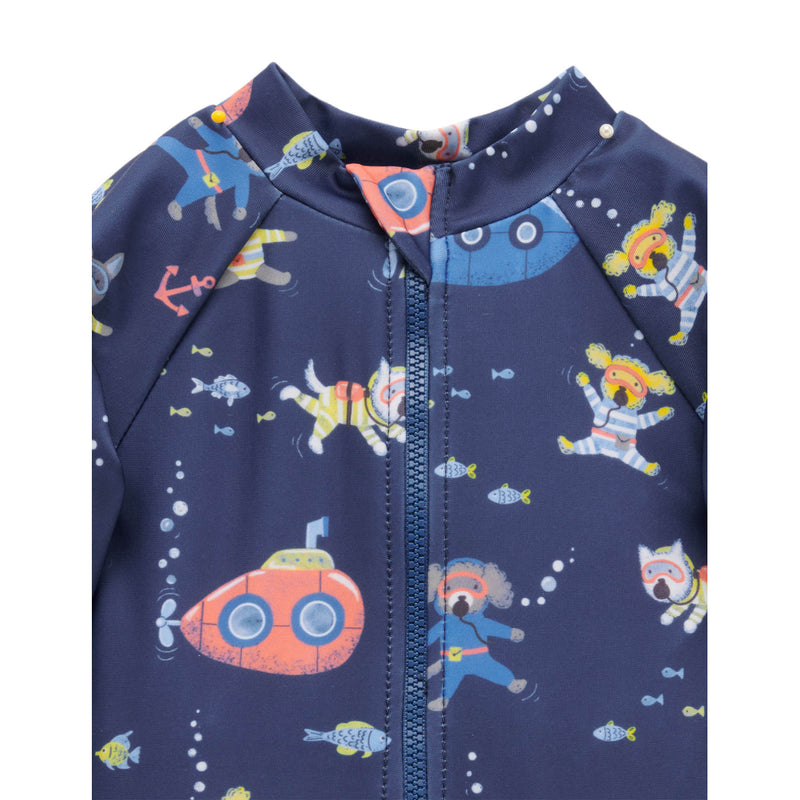 Pure Baby - Long Sleeve Rashie Sunsuit