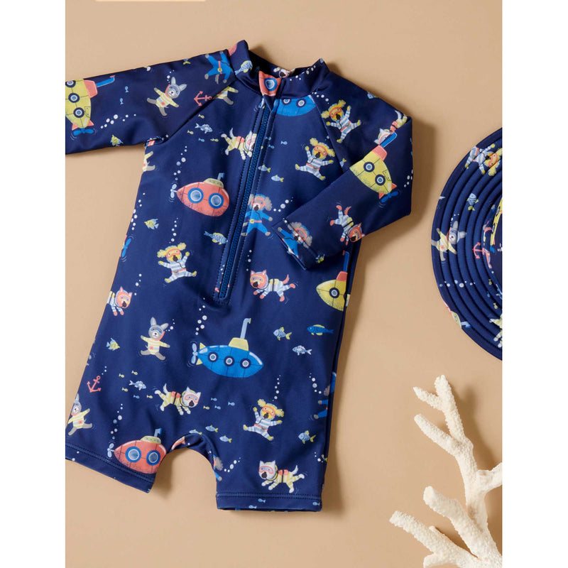 Pure Baby - Long Sleeve Rashie Sunsuit