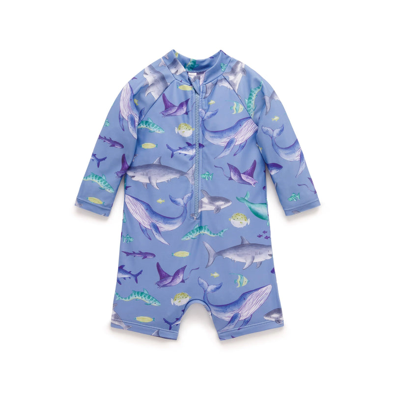 Pure Baby - Long Sleeve Rashie Sunsuit