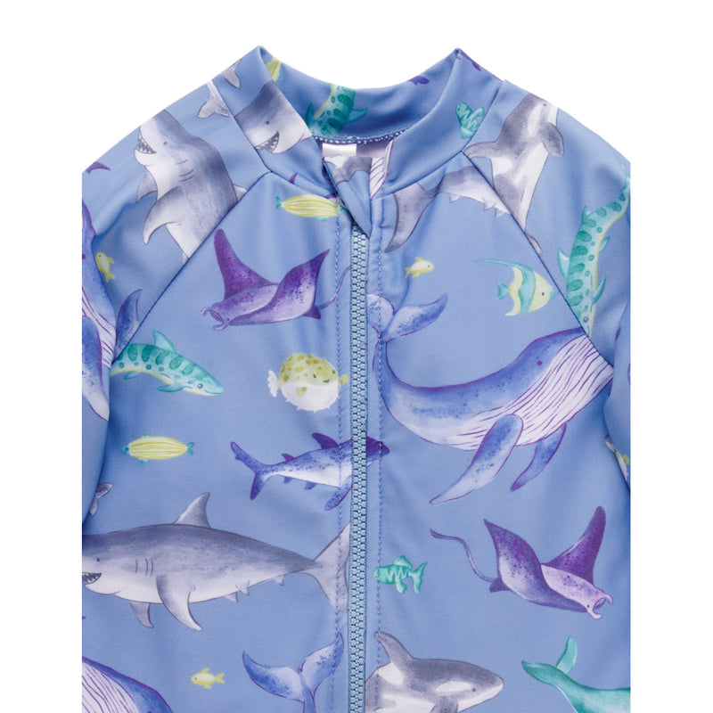 Pure Baby - Long Sleeve Rashie Sunsuit