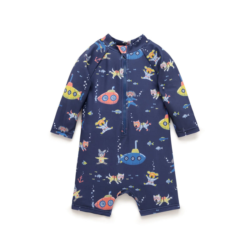 Pure Baby - Long Sleeve Rashie Sunsuit