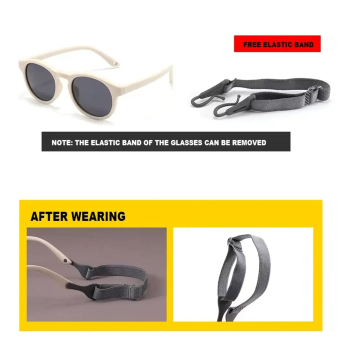 Baby's First Polarized Sunglasses with Strap (0-36 months)