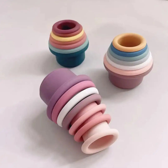 Baby Silicone Stacking Cup