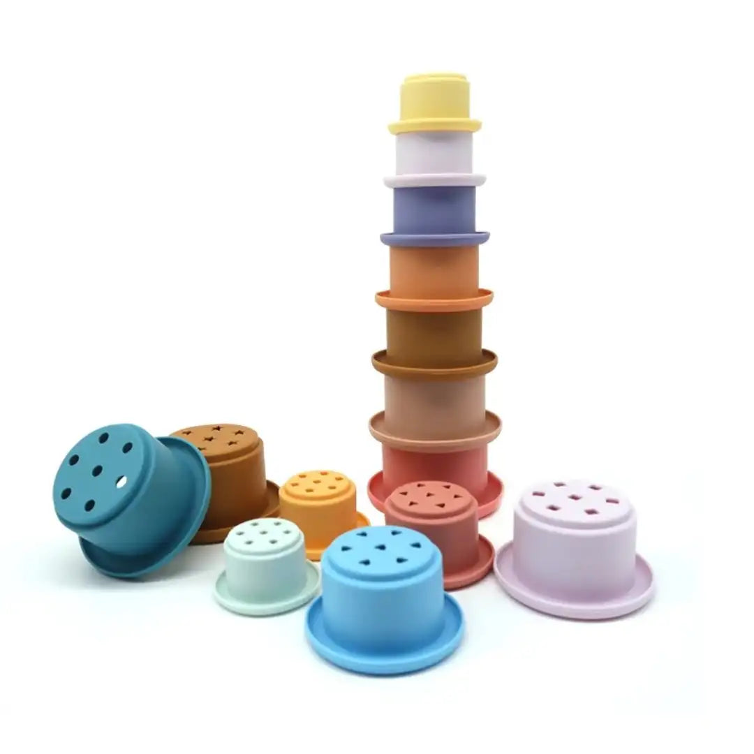 Baby Silicone Stacking Cup