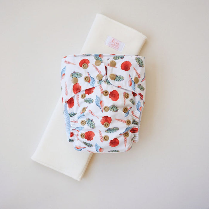 Evia Collective Pocket Cloth Nappy with Trifold Insert