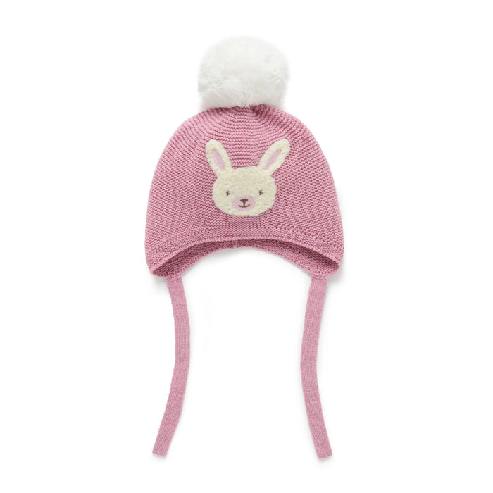 Purebaby Down River Beanie - Bunny