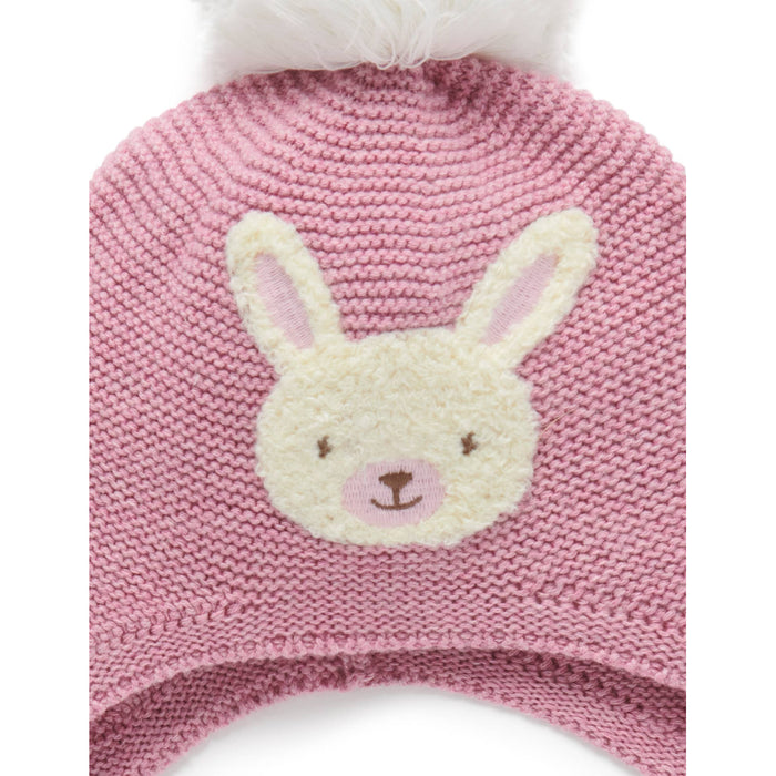 Purebaby Down River Beanie - Bunny