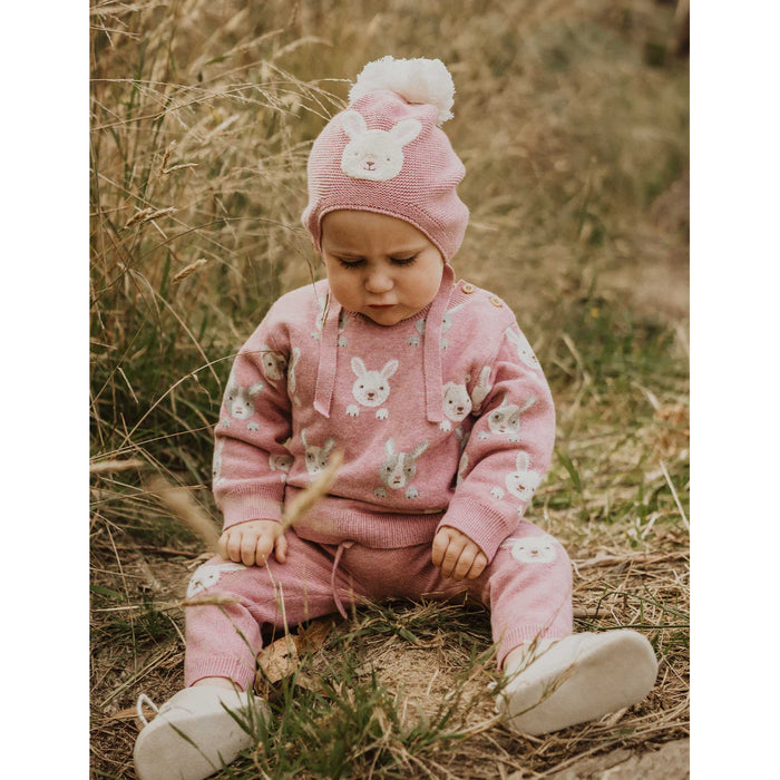 Purebaby River Friends Beanie - Bunny