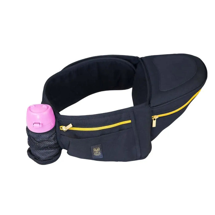 Hipsurfer Hip Seat Baby Carrier and Bum Bag - Black