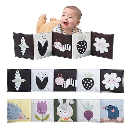 Bunny Black and White Soft Sensory Book