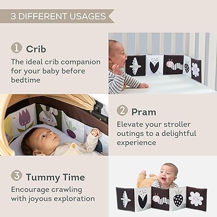 Bunny Black and White Soft Sensory Book