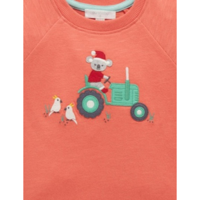 PureBaby - Christmas Farm T-Shirt no frill