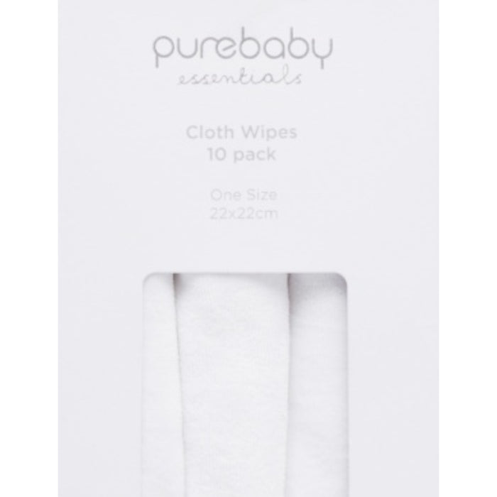 PureBaby - Cloth Wipes 10 Pack