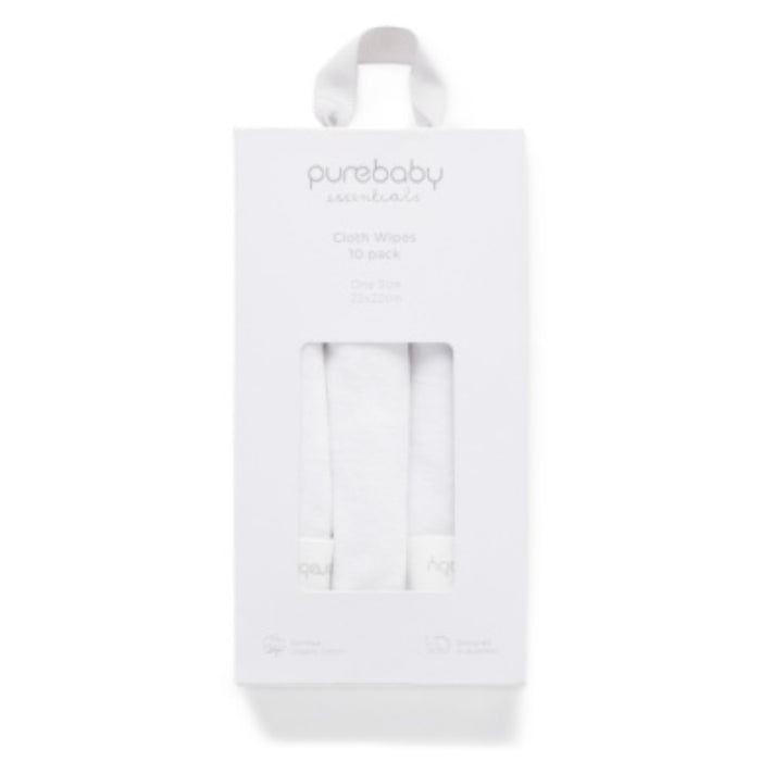 PureBaby - Cloth Wipes 10 Pack