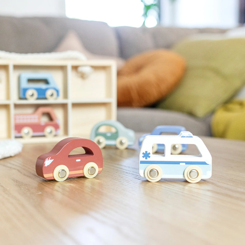 Speedy Monkey Car Display Case with 6 Cars