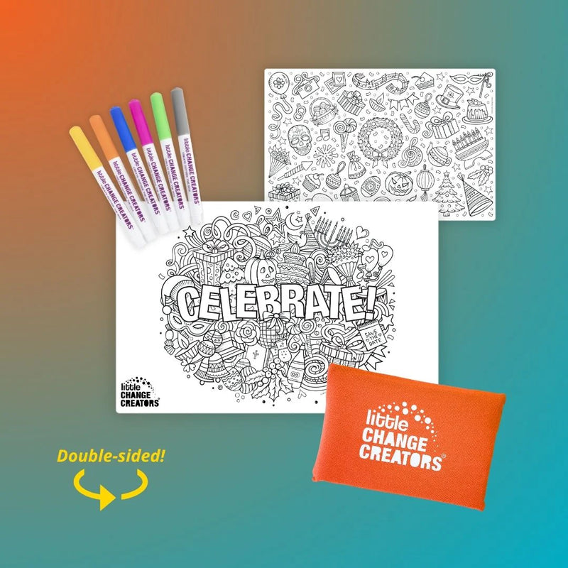 Little Change Creators - Pocket Reusable Colouring In Set